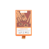 Rectangular box of Maya Shanti Yoga Phool Essential Oils - Cinnamon, 10 ml, with cinnamon and star anise illustrations plus certification and vegan labels—ideal for aromatherapy or wellness routines.