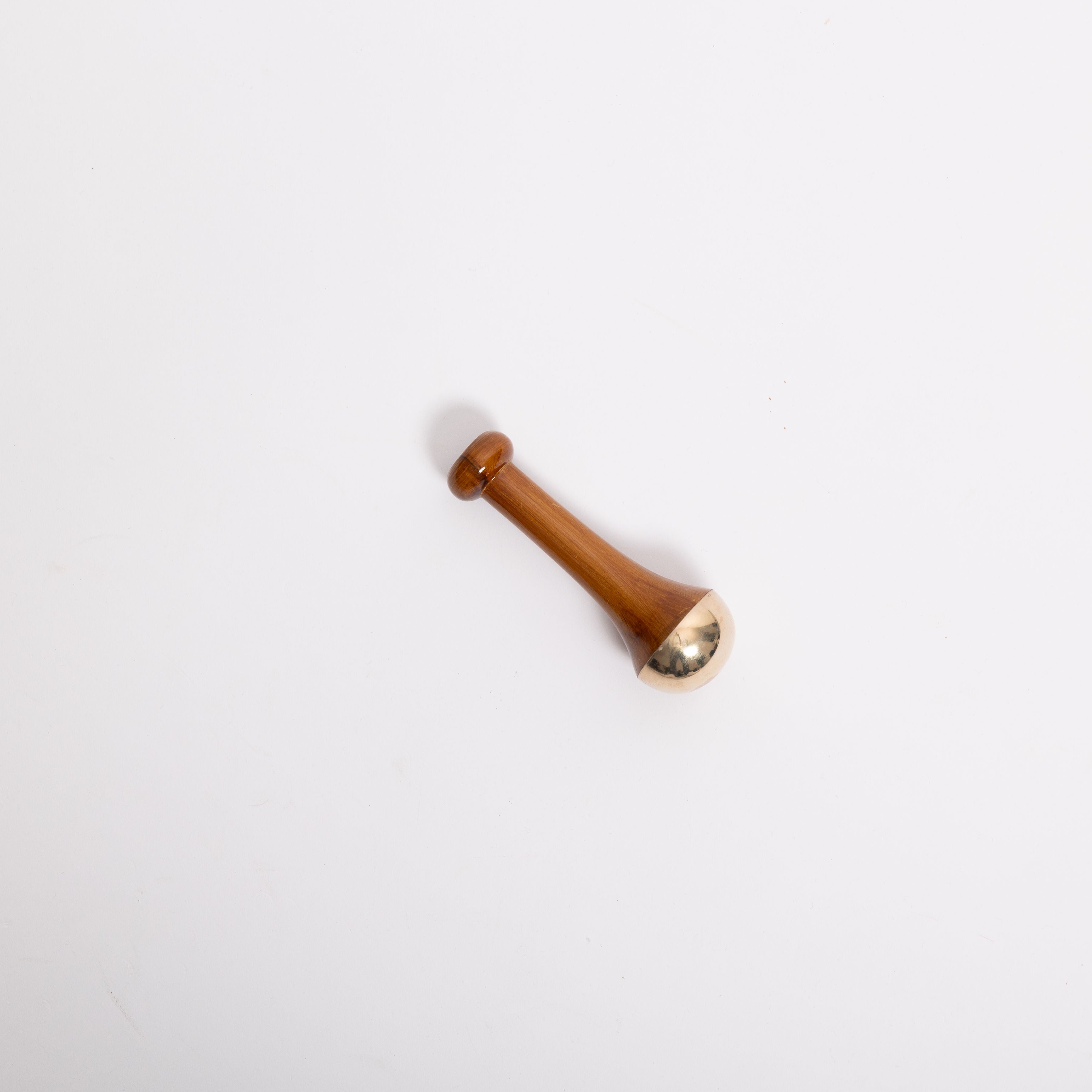 MSY Wooden Kansa Wand Ayurvedic massage tool on a white background.