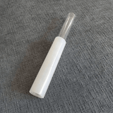 A white Silicone Mallet For Crystal Bowls by Maya Shanti Yoga.