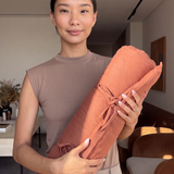 Organic Cotton Restorative Yoga Bed (Rust)