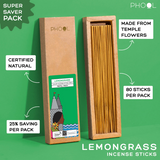 Incense Sticks Refill Pack - Lemongrass